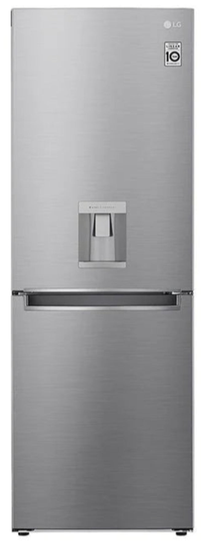 LG 334L Fridge Freezer Platinum Silver GC-F369NLJM-1