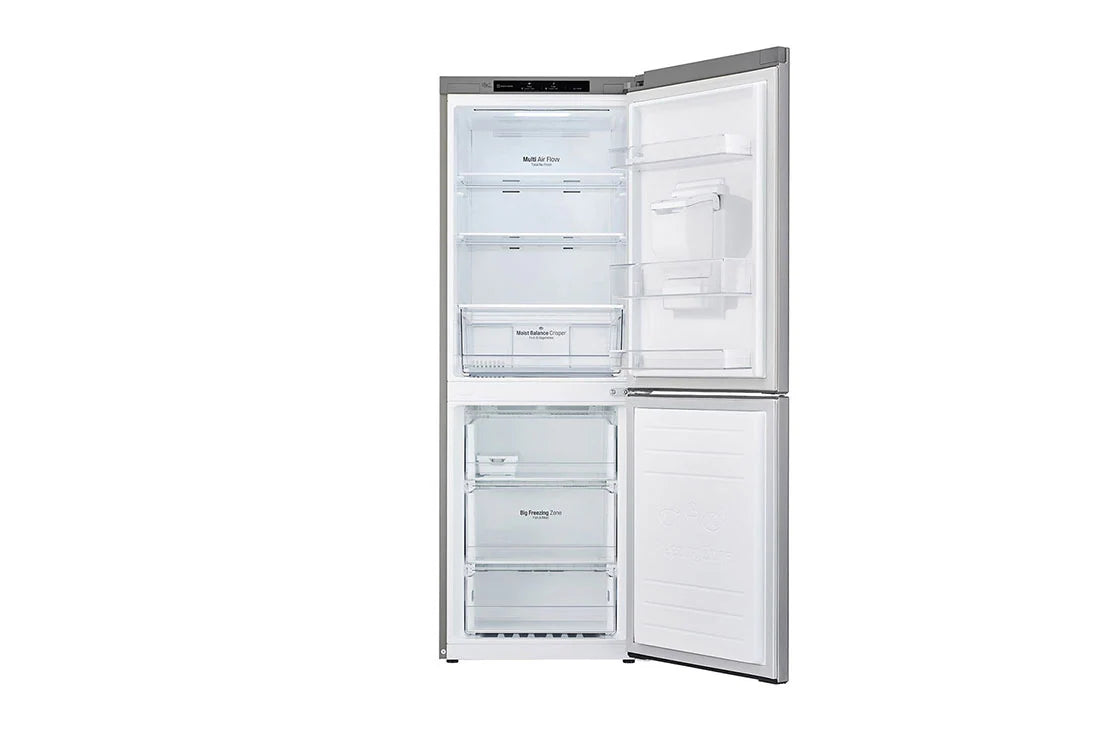 LG 334L Fridge Freezer Platinum Silver GC-F369NLJM