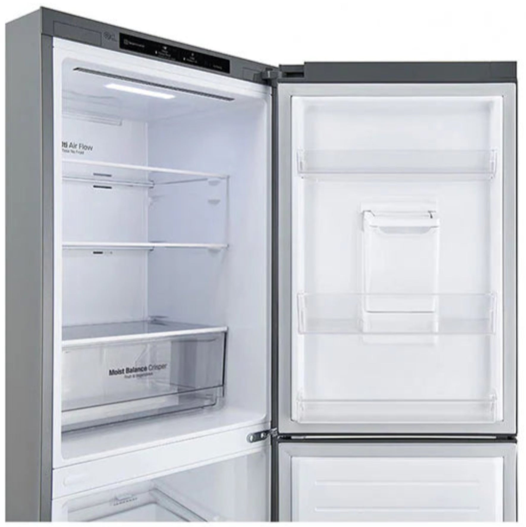 LG 334L Fridge Freezer Platinum Silver GC-F369NLJM
