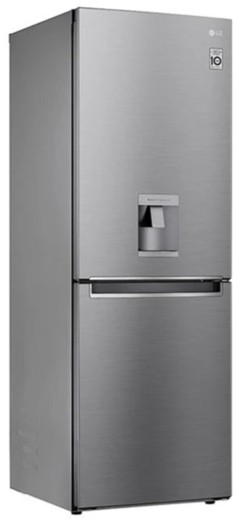 LG 334L Fridge Freezer Platinum Silver GC-F369NLJM