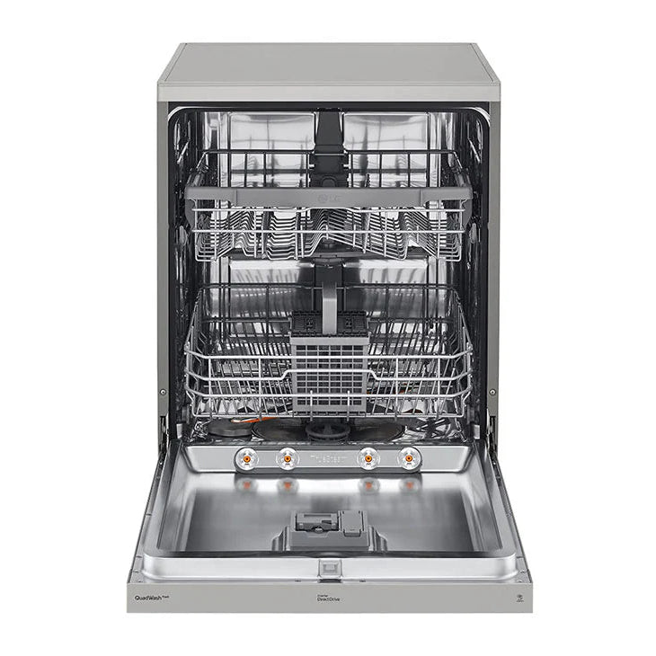 LG 14 Place Setting QuadWash Dishwasher Platinum Silver DFC532FP
