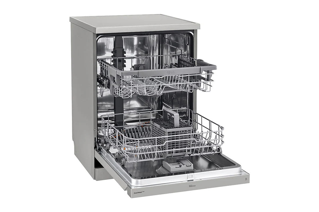 LG 14 Place Setting QuadWash Dishwasher Platinum Silver DFC532FP