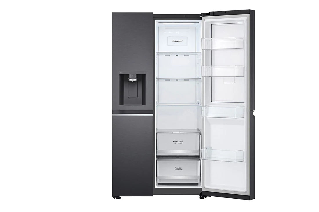 LG 762L Side By Side Fridge Black GC-J307CQFS