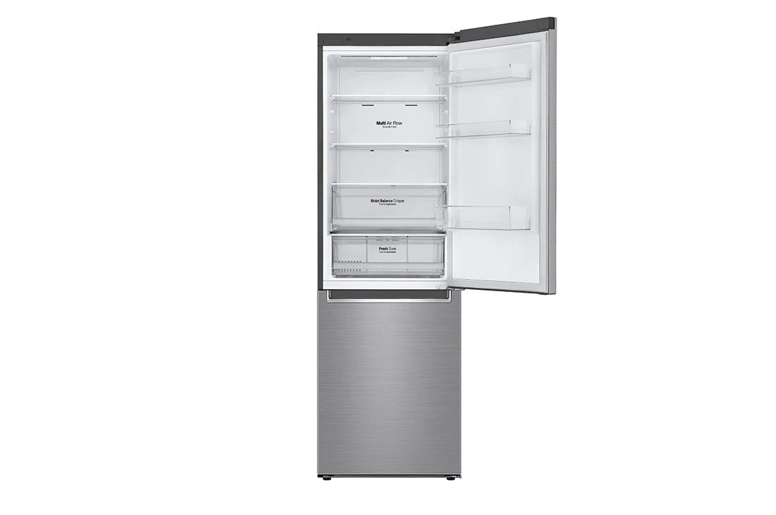 LG 374L Fridge Freezer Platinum Silver GC-B459NLXM