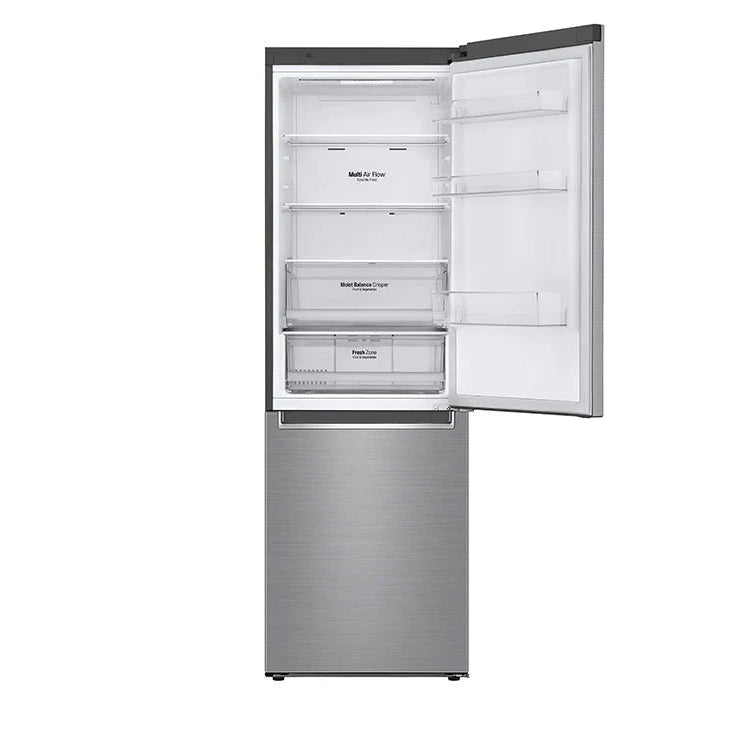 LG 374L Fridge Freezer Platinum Silver GC-B459NLXM