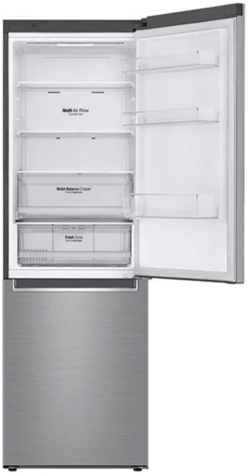 LG 374L Fridge Freezer Platinum Silver GC-B459NLXM-2