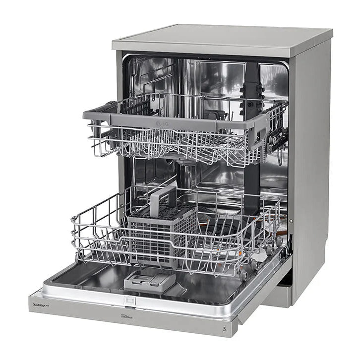 LG 14 Place Setting QuadWash Dishwasher Platinum Silver DFC532FP