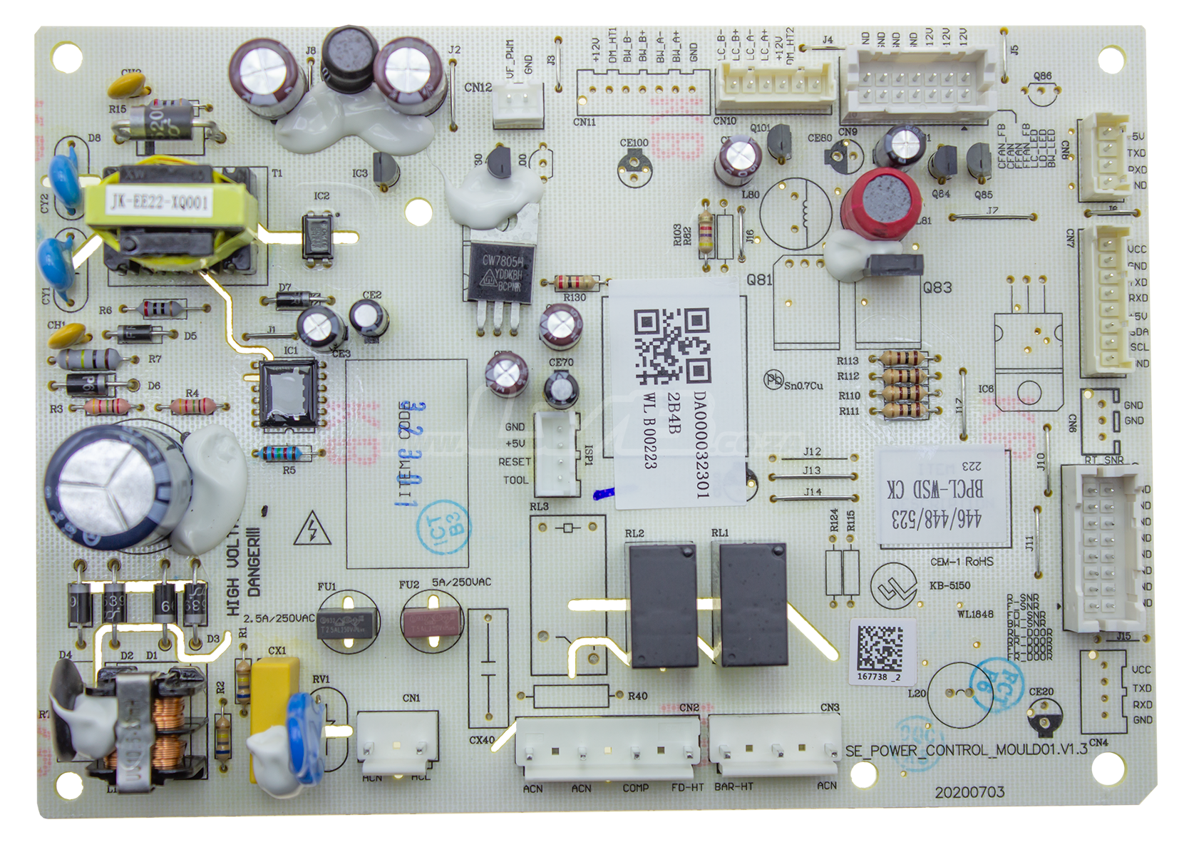 Defy Fridge Main Pc Board