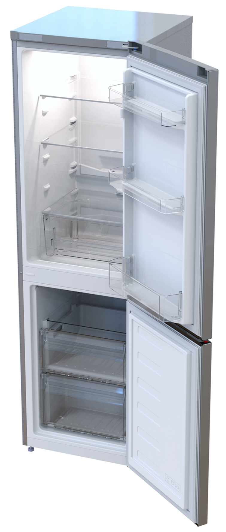 Defy 210L Fridge Freezer Metallic DAC363