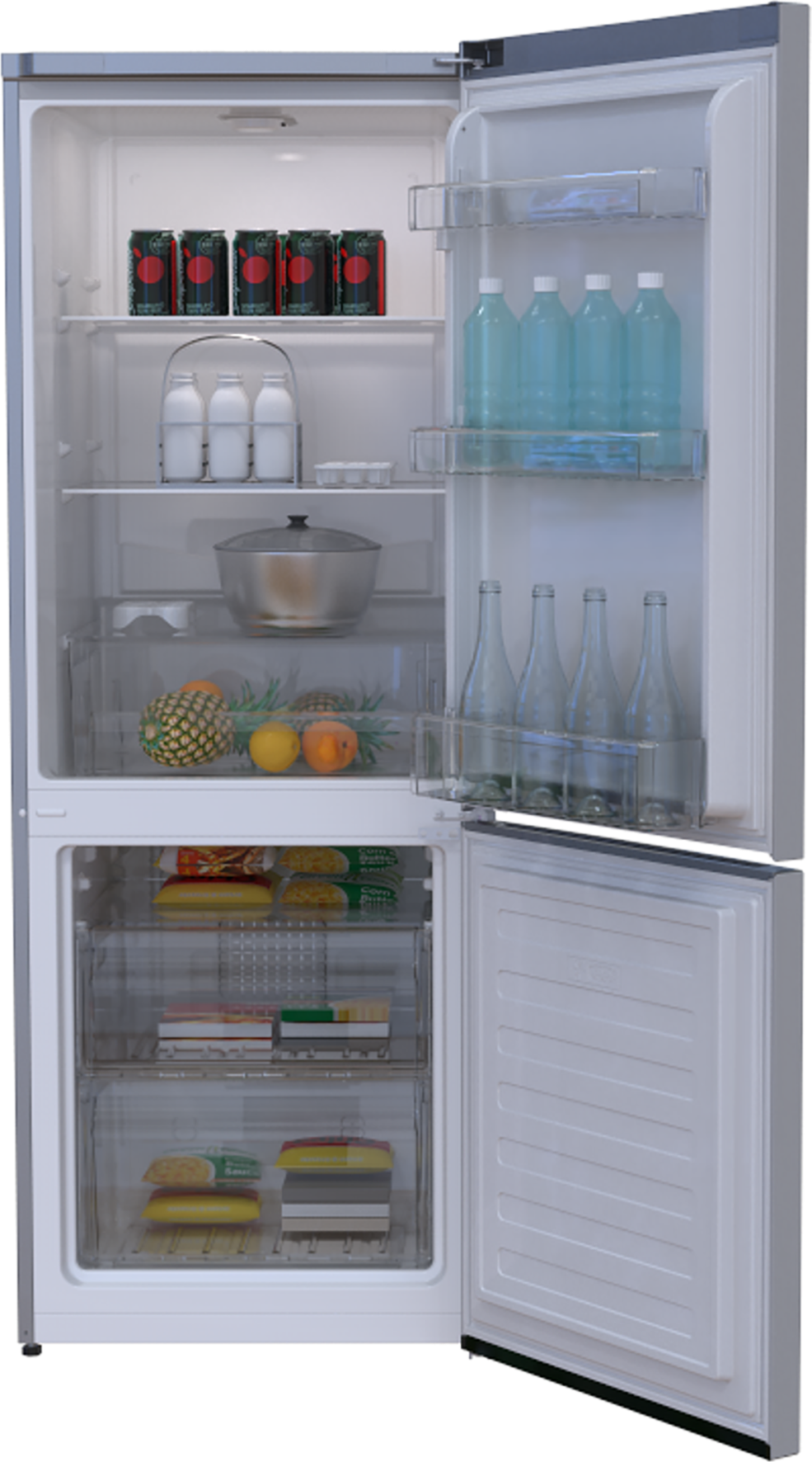 Defy 303L Fridge/Freezer Metallic DAC631