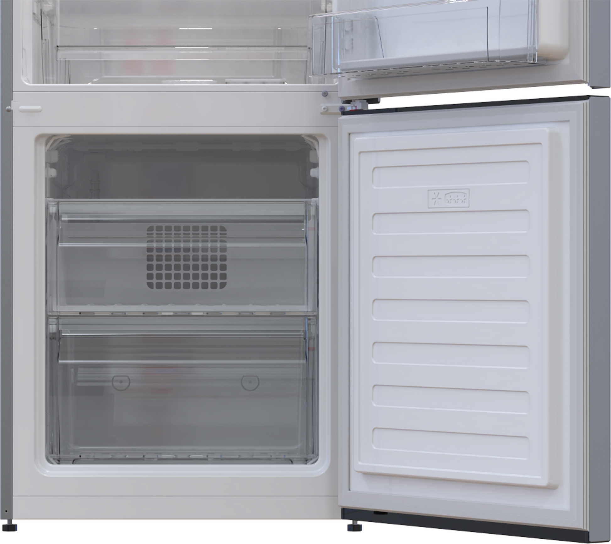 Defy 301L Fridge/Freezer Metallic DAC632