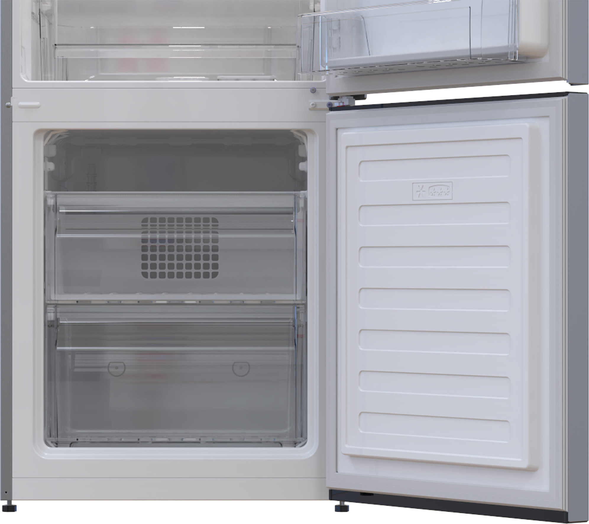 Defy 301L Fridge/Freezer Metallic DAC632