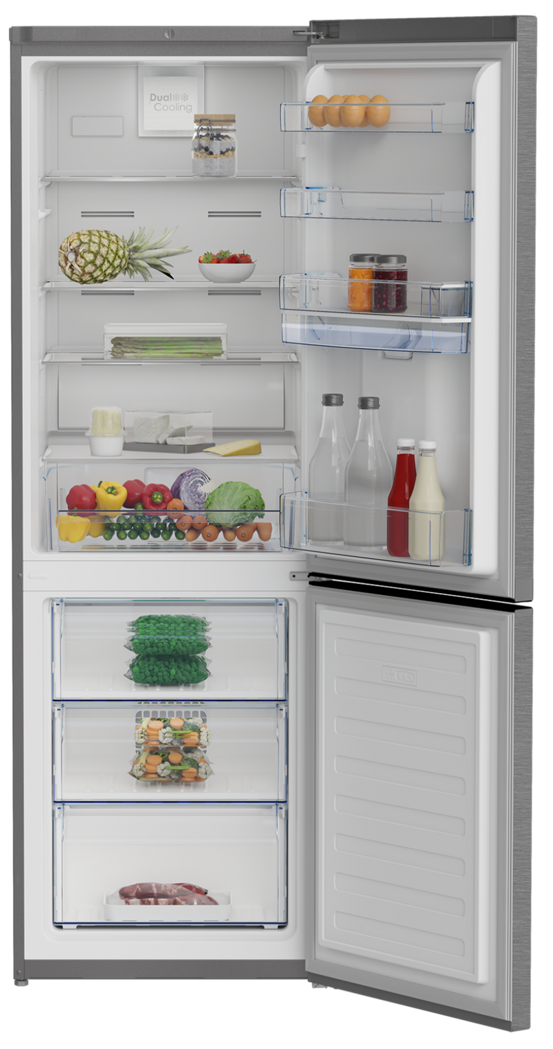 Defy 327L Fridge/Freezer Stainless Steel DAC675-3
