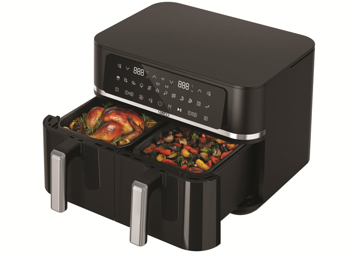 Defy 8.4L Digital Dual Basket Air Fryer DAF6386DBD-3