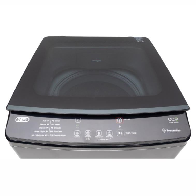 Defy 8kg Top Loader Washing Machine Metallic DTL165 defy-8kg-top-loader-washing-machine-metallic-dtl165