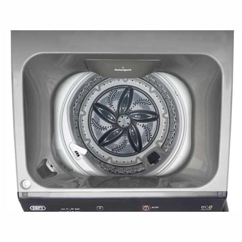 Defy 8kg Top Loader Washing Machine Metallic DTL165-7