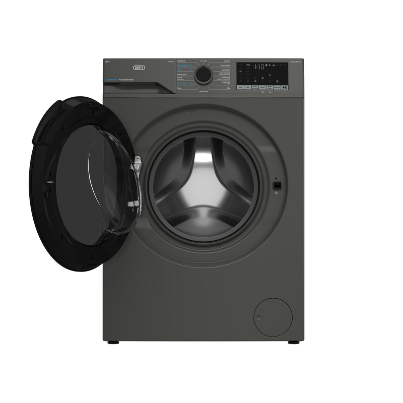 Defy 12kg SteamCure Front Loader Washing Machine Manhattan Grey DAW398-4