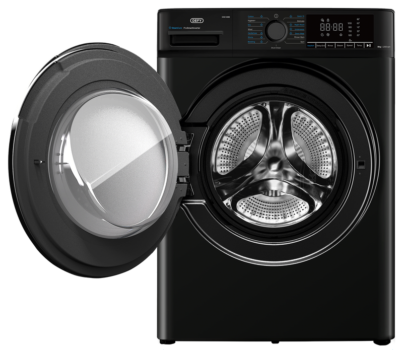 Defy 8kg Front Loader in Midnight Black DAW408B-2
