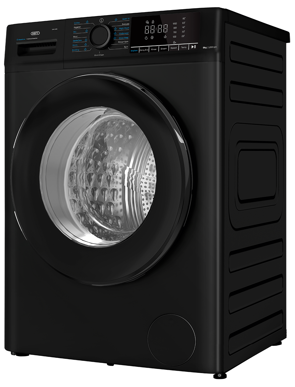 Defy 8kg Front Loader in Midnight Black DAW408B-3