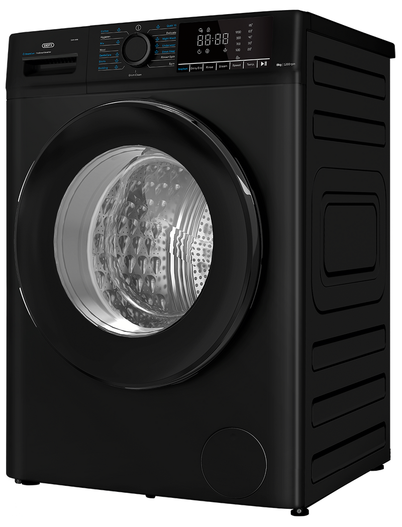 Defy 8kg Front Loader in Midnight Black DAW408B-3