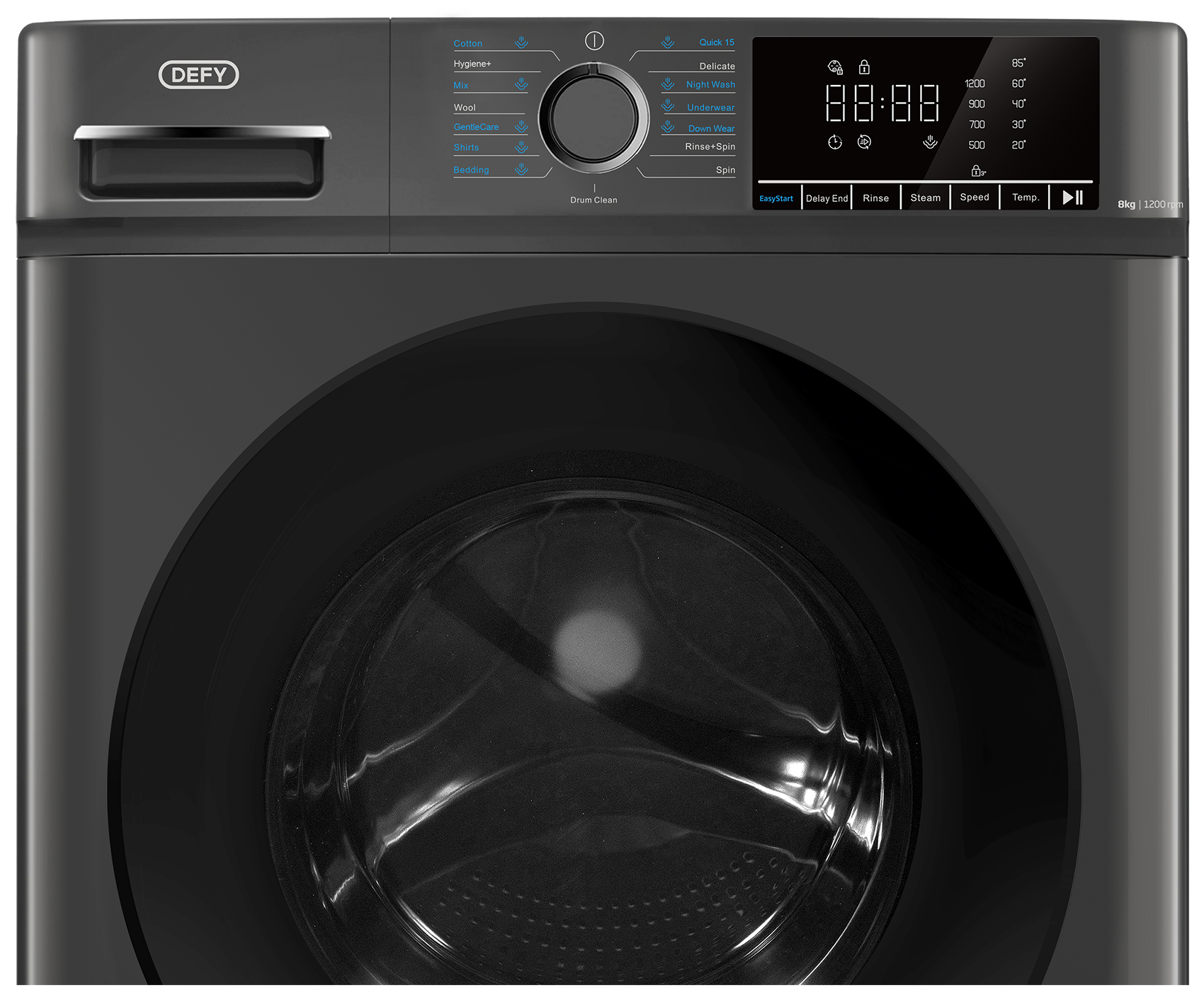 Defy 8kg Front Loader in Manhattan Grey DAW408