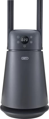 Defy Metallic Grey Bladeless Fan with Remote Control DBF300