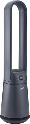 Defy Metallic Grey Bladeless Fan with Remote Control DBF300