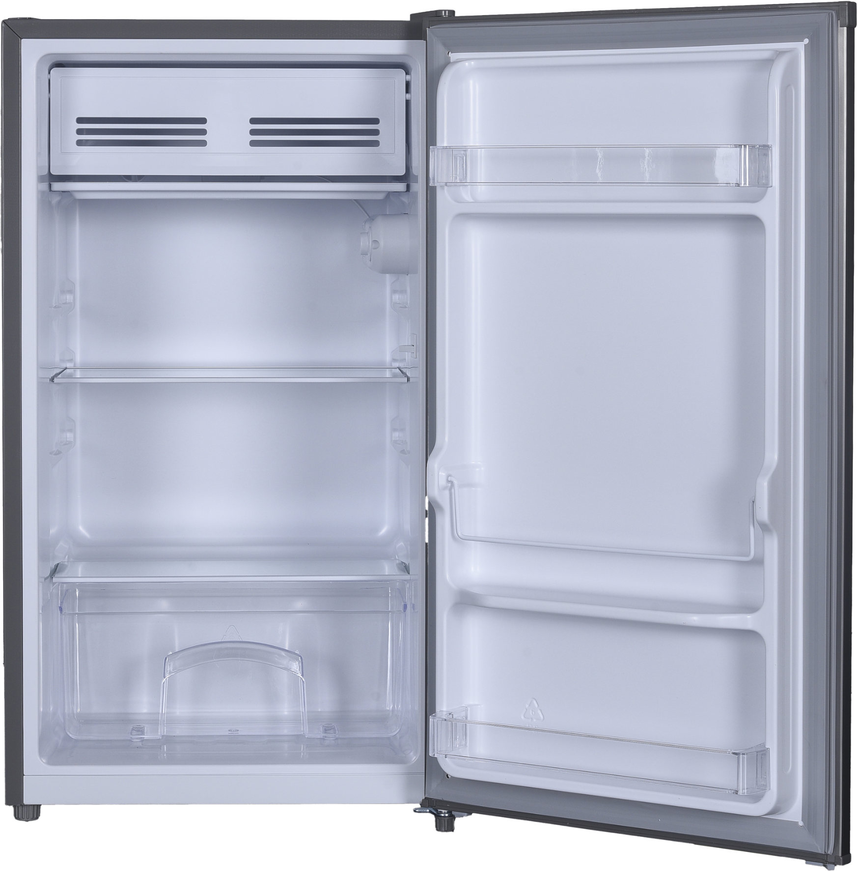 Defy 90L Single Door Bar Fridge Metallic DBF90M