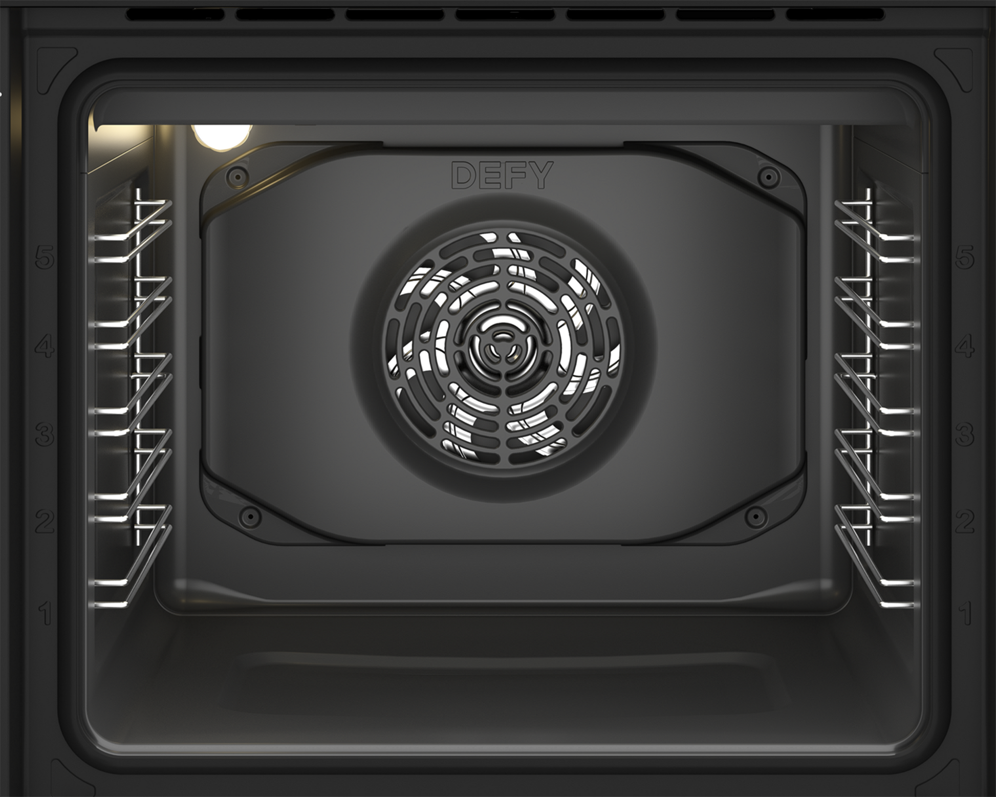 Defy 60cm Built-In Oven with Thermofan+ Black DBO689-3