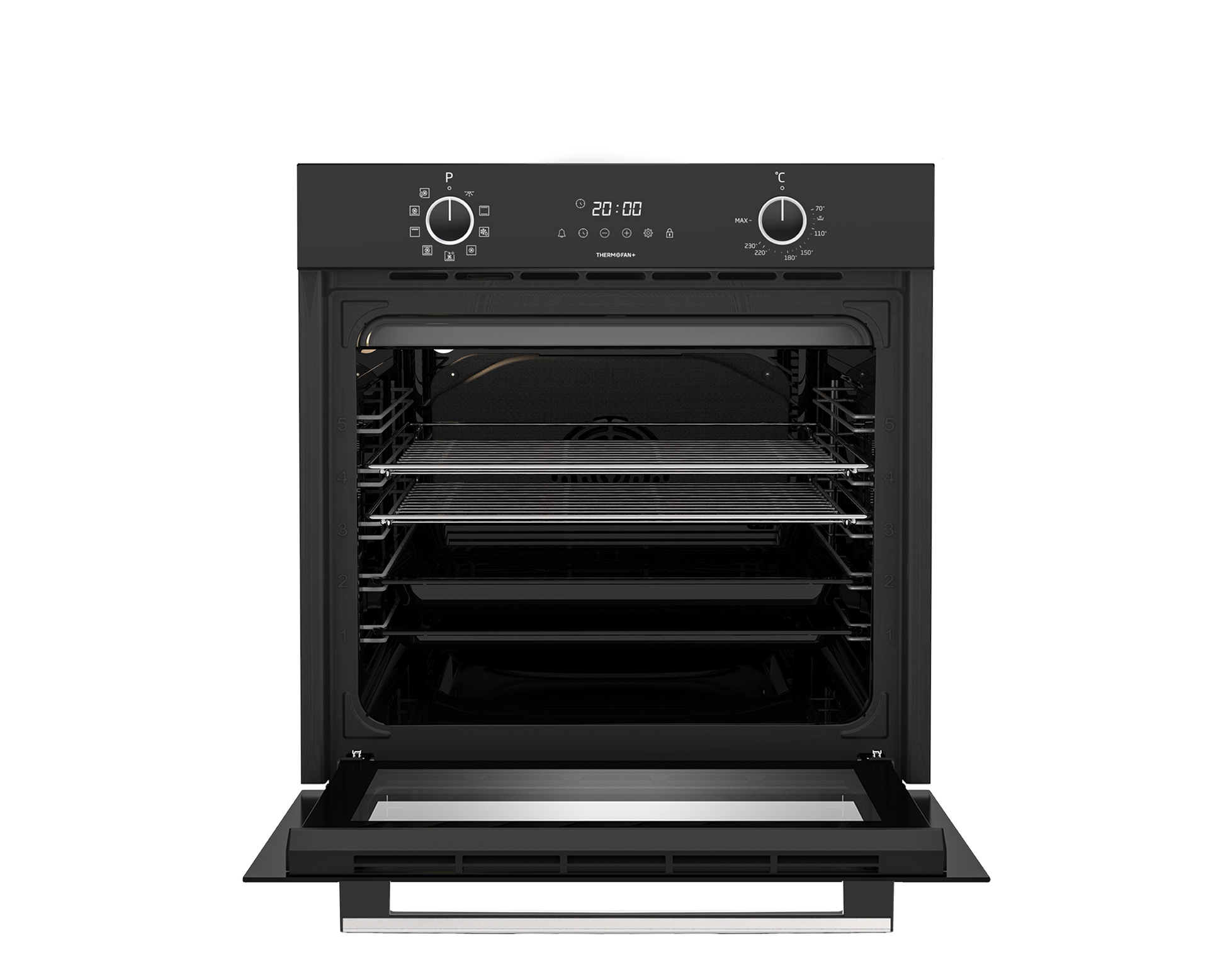 Defy 60cm Built-In Oven with Thermofan+ Black DBO689-6