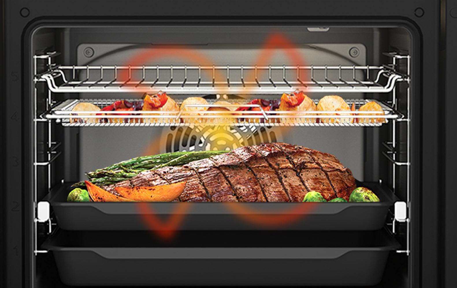 Defy 60cm Built-In Oven with Thermofan+ Black DBO689-9
