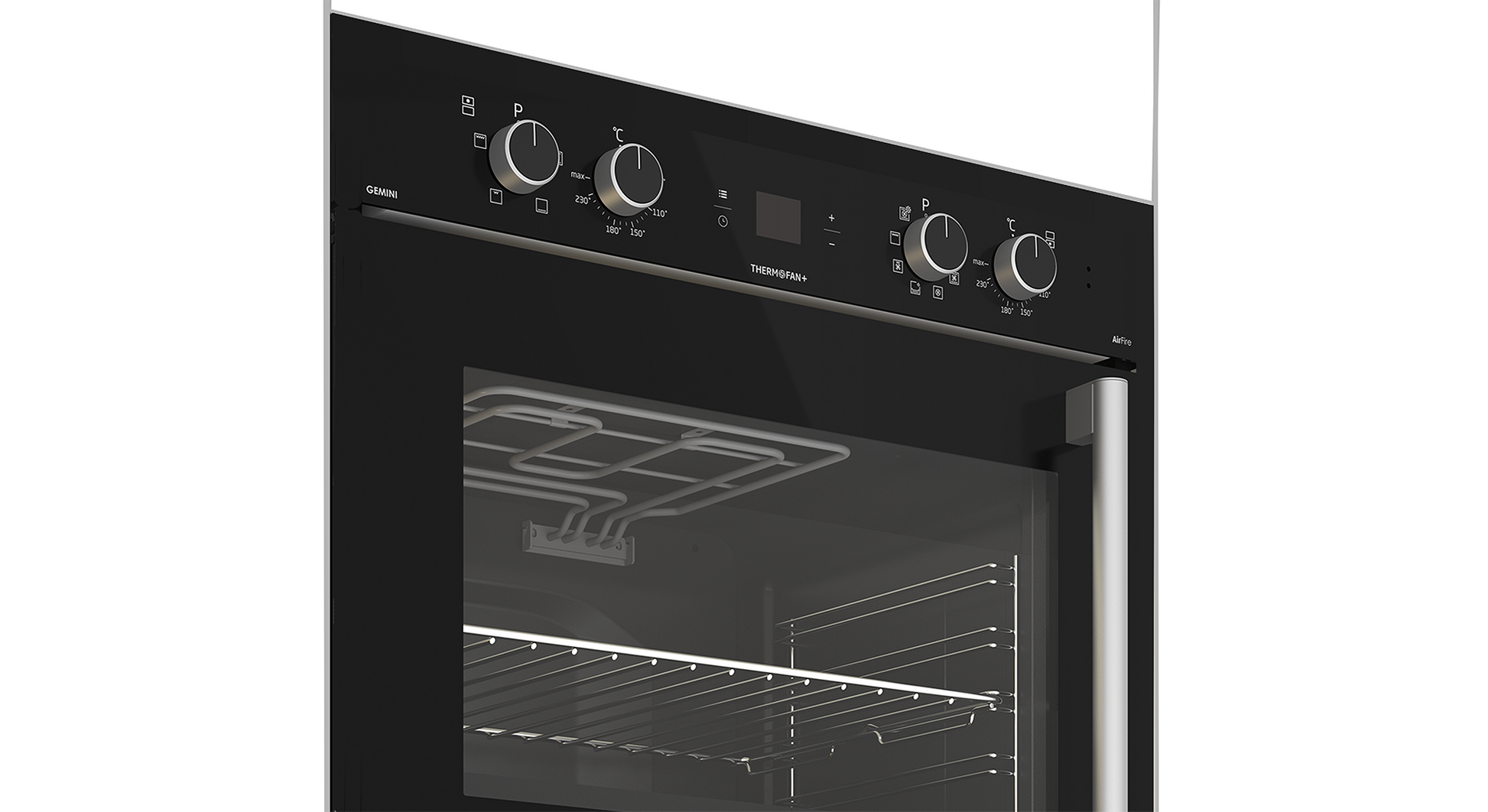 Defy Built In Double Oven Black DBO767-4