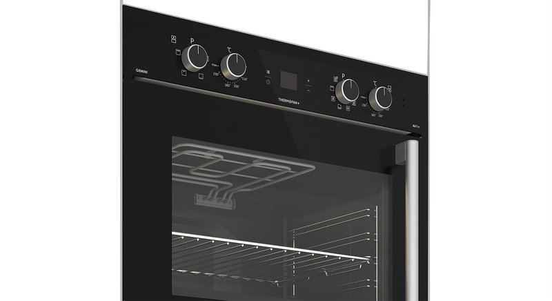 Defy Built In Double Oven Black DBO767-4