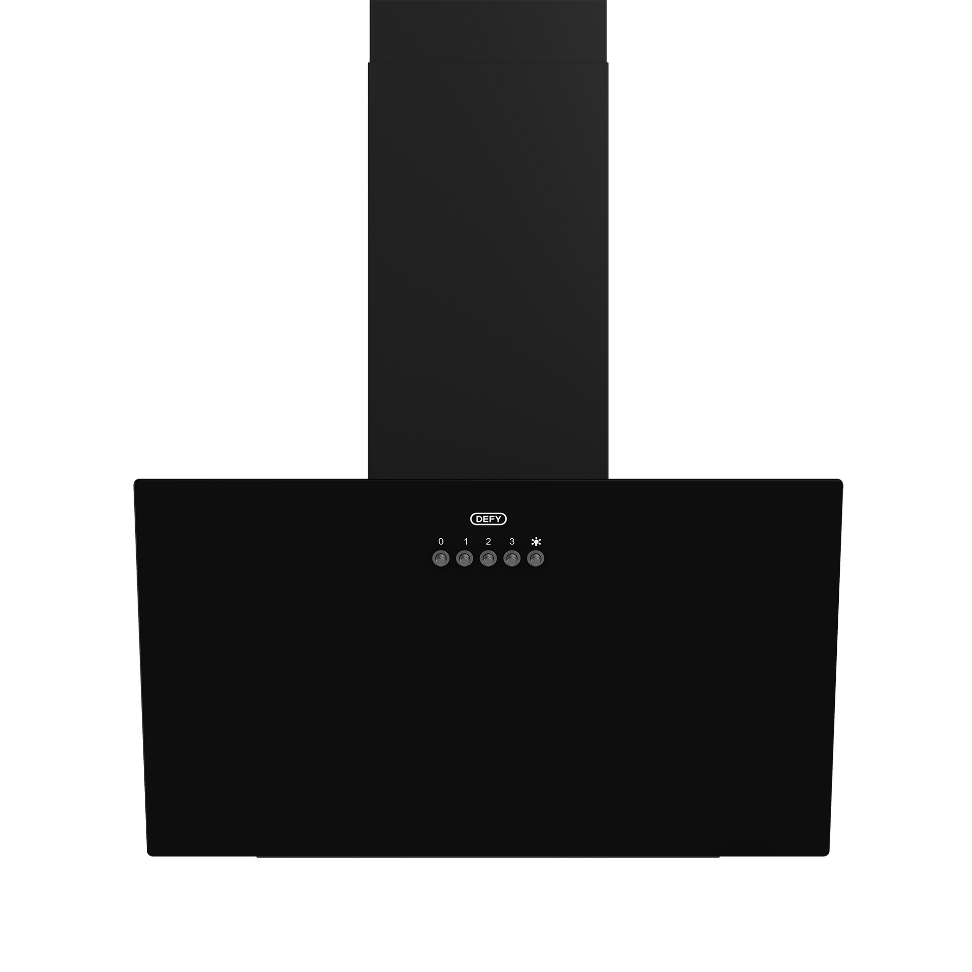 Defy 60 cm Inclined CookerHood Obsidian DCH600B