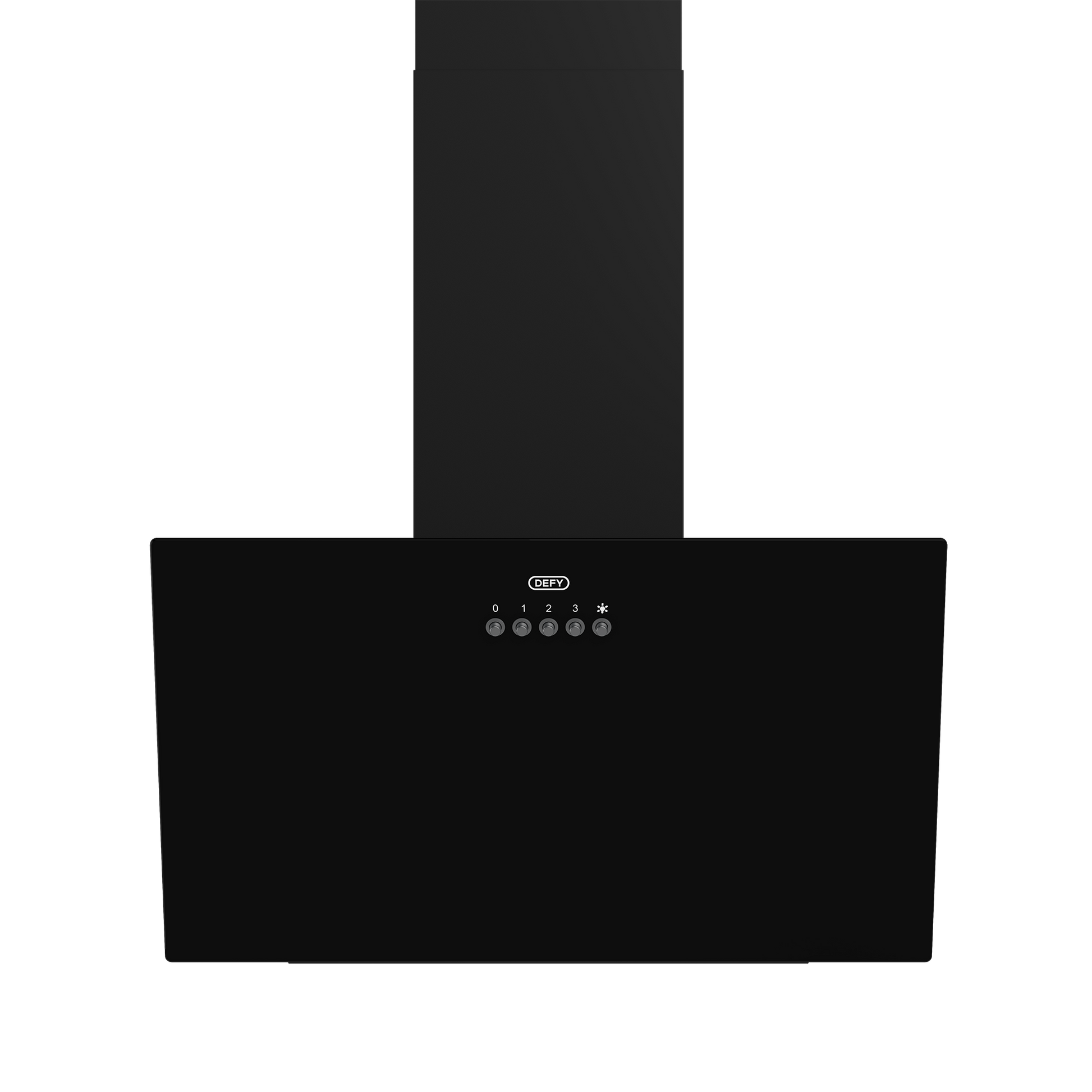 Defy 60 cm Inclined CookerHood Obsidian DCH600B-1