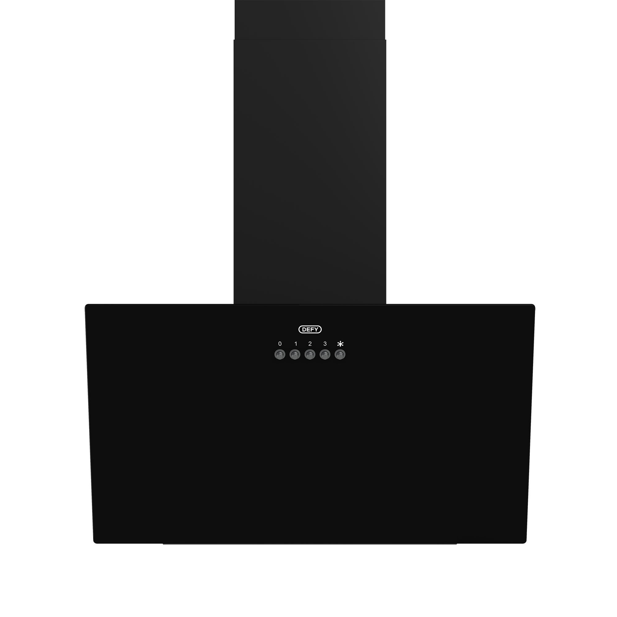 Defy 60 cm Inclined CookerHood Obsidian DCH600B