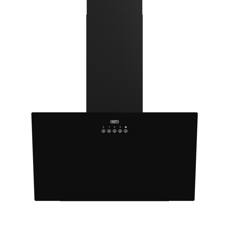 Defy 60 cm Inclined CookerHood Obsidian DCH600B-1