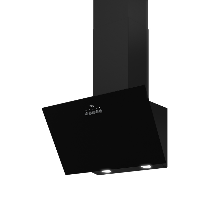 Defy 60 cm Inclined CookerHood Obsidian DCH600B-2