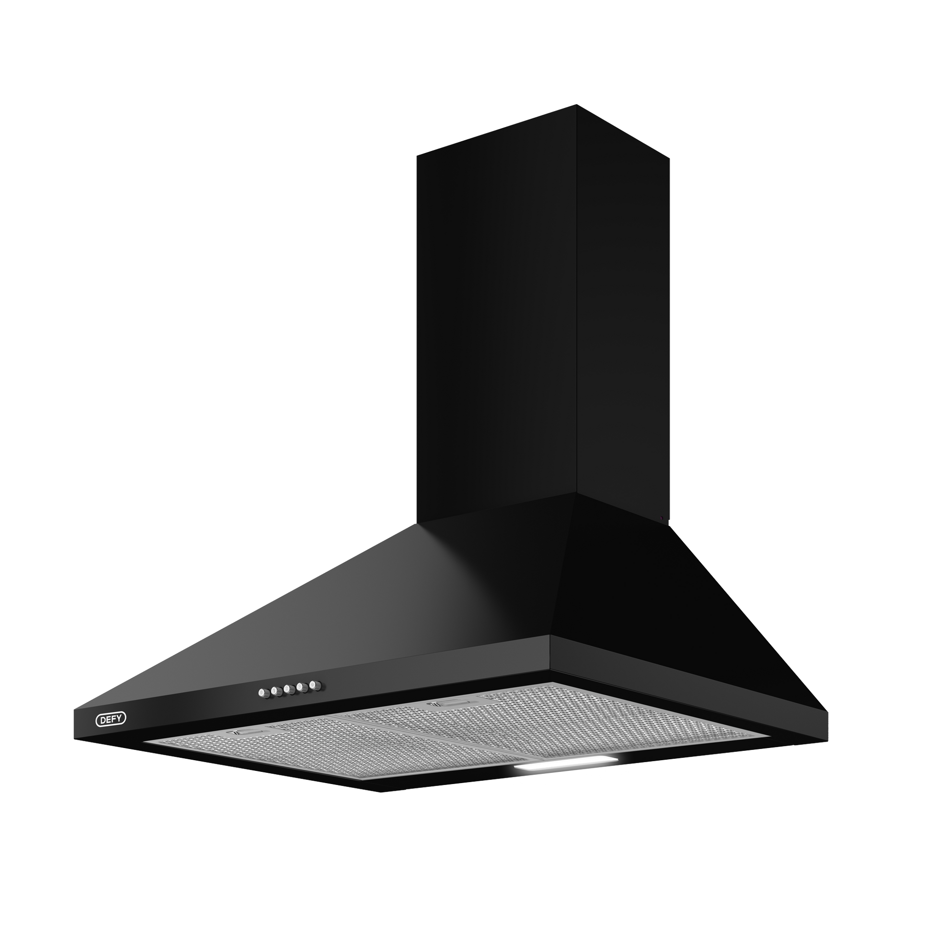 Defy Chimney Cookerhood Black DCH60CB