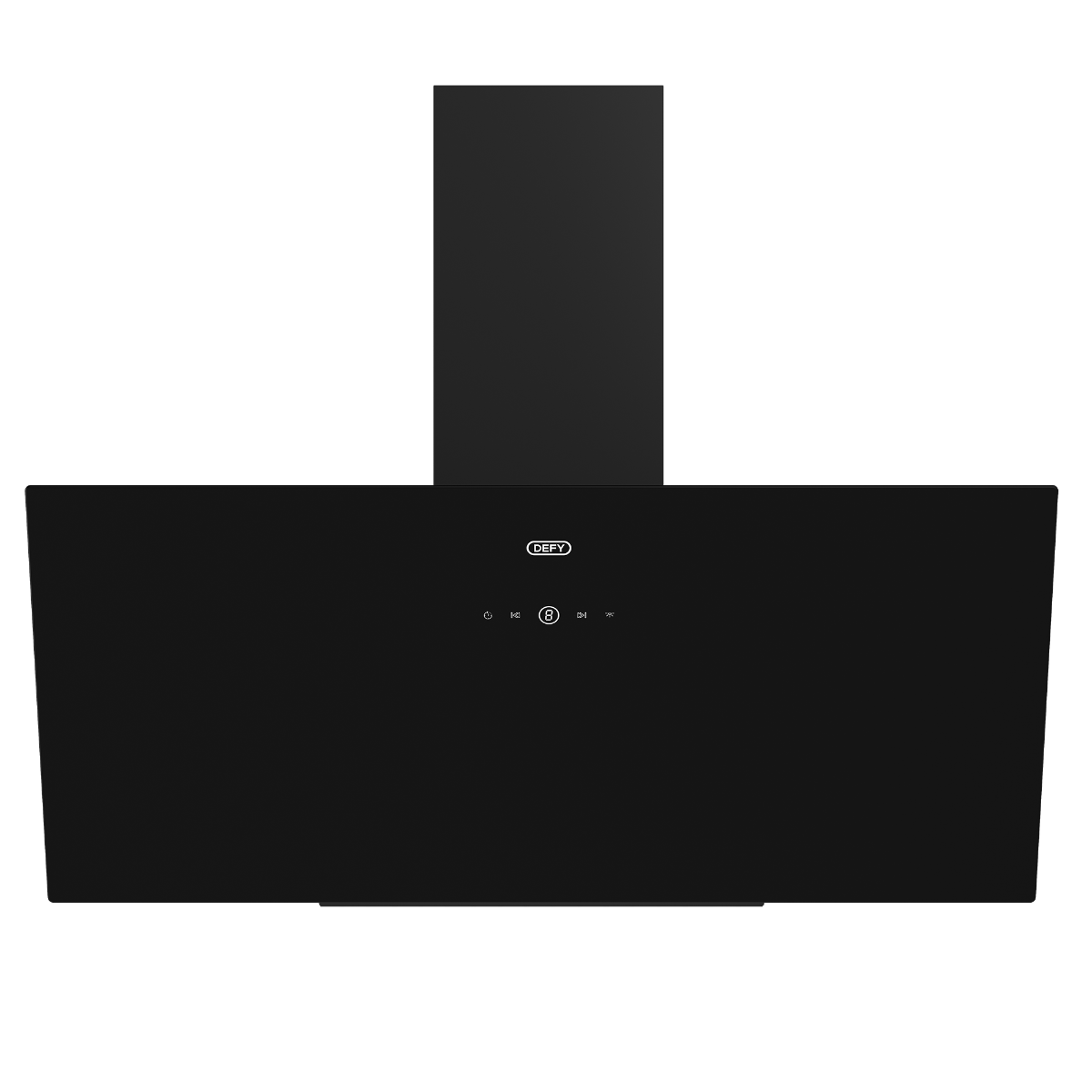 Defy 90cm Black Inclined Cookerhood DCH900B-1
