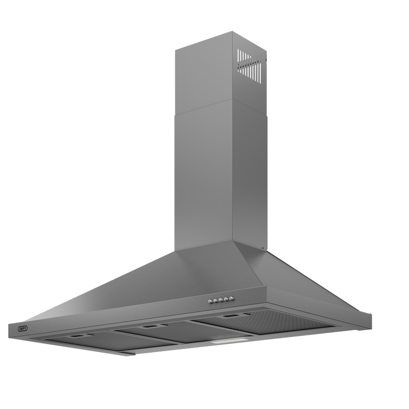 Defy 90cm Chimney Cookerhood Inox DCH90CSS-2