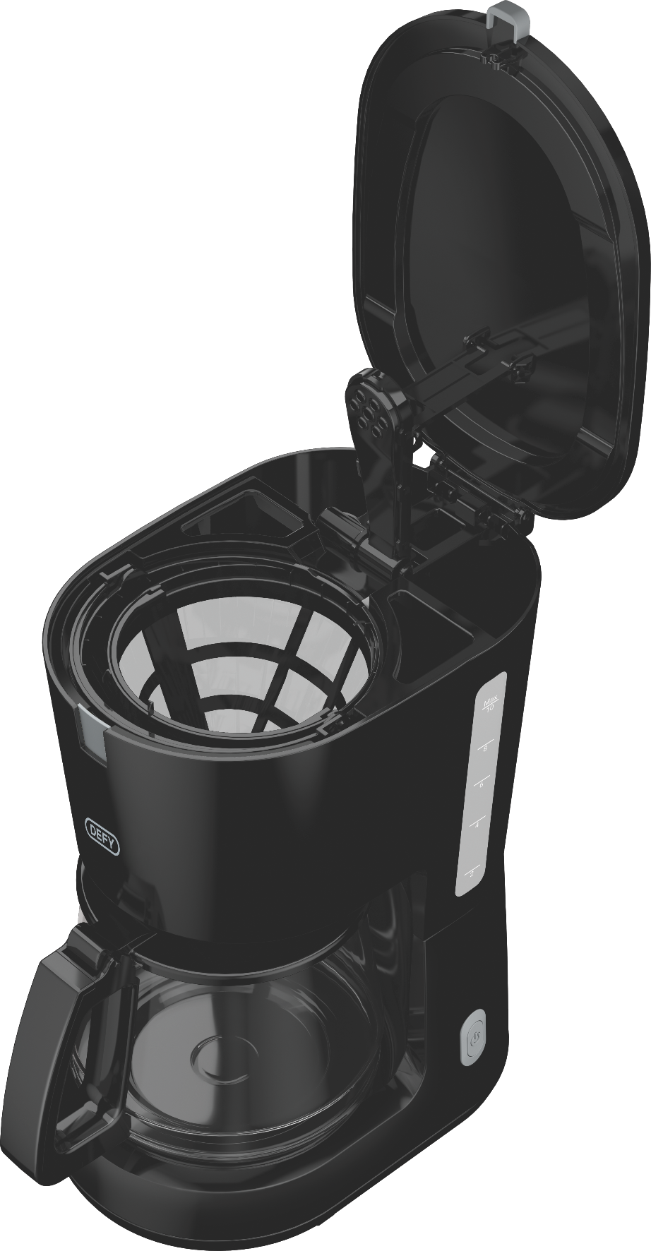 Defy Filter Coffee Machine Black Glow DCM630g-3