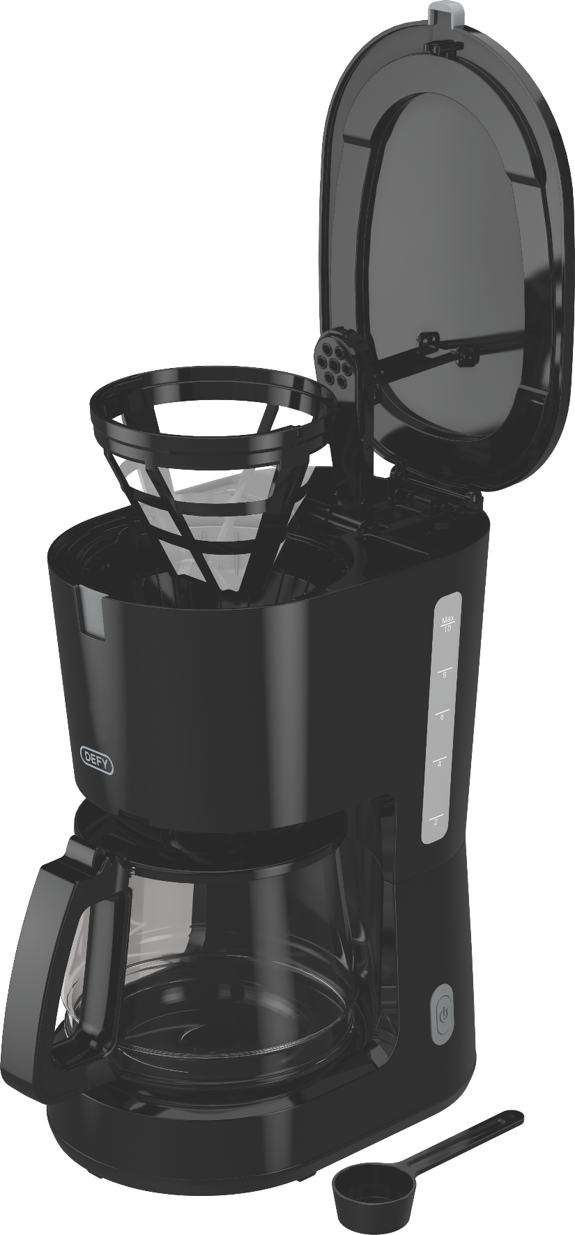 Defy Filter Coffee Machine Black Glow DCM630g-4