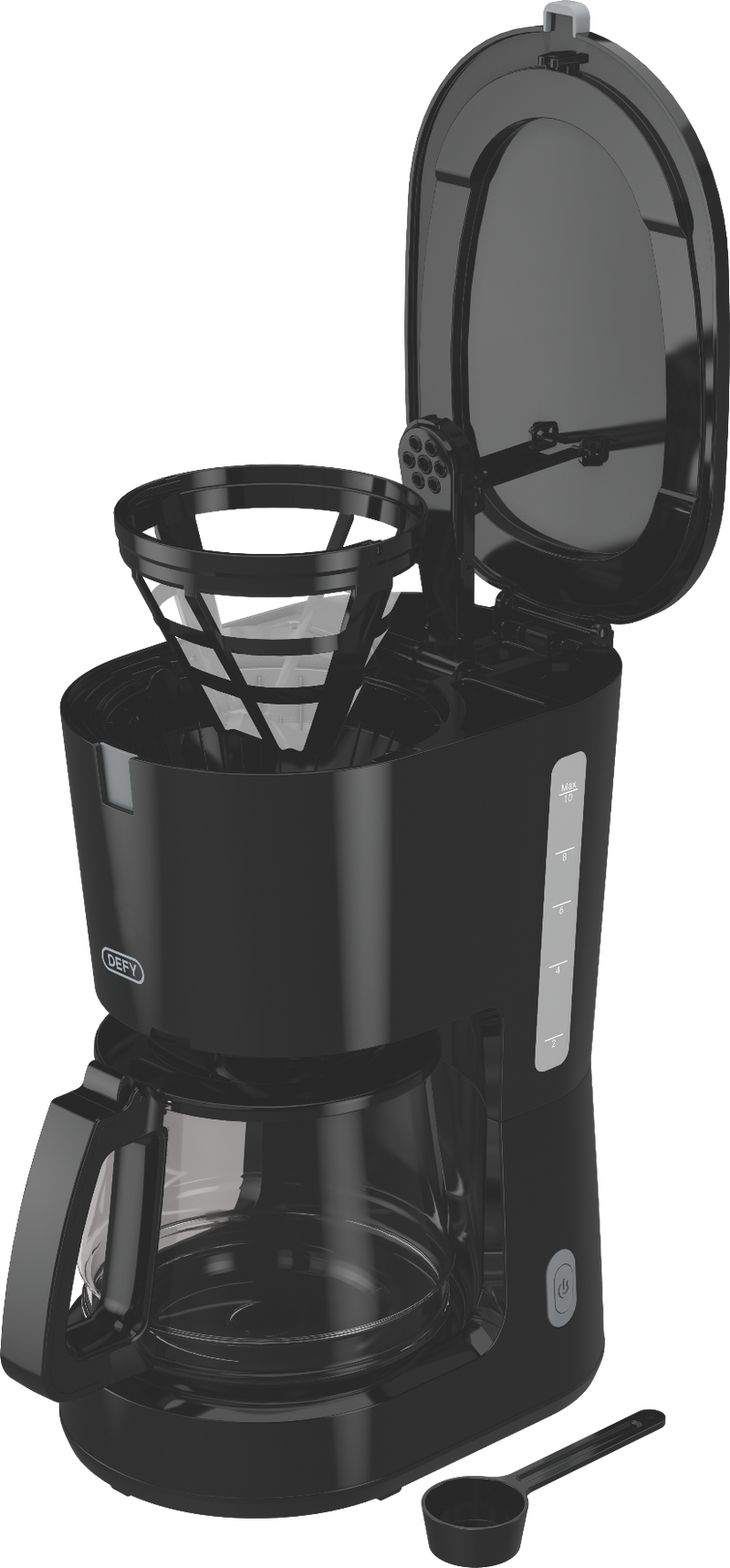 Defy Filter Coffee Machine Black Glow DCM630g-4