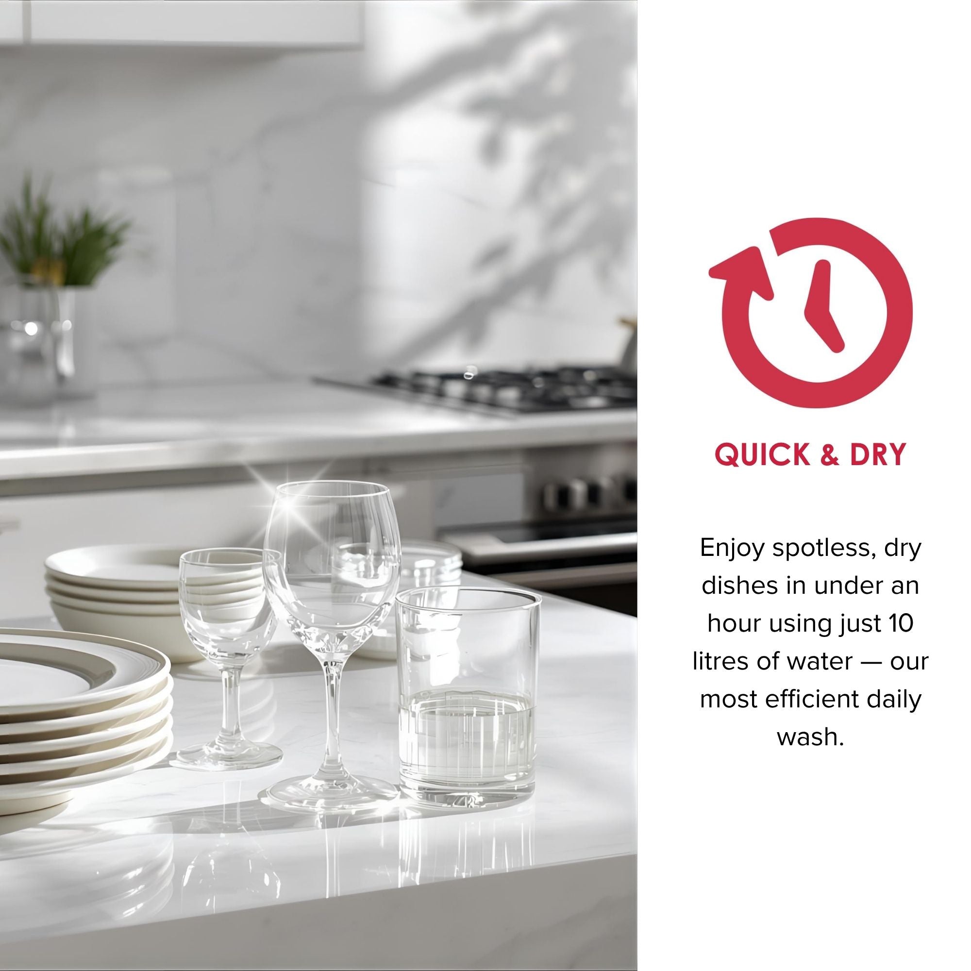 Defy 13 Place Setting Dishwasher White DDW240