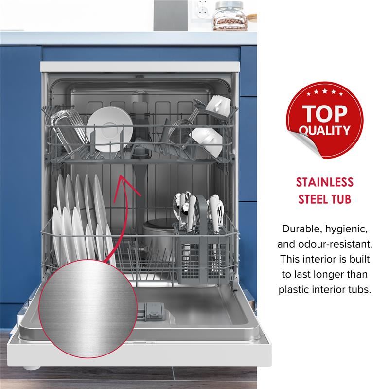 Defy 13 Place Setting Dishwasher White DDW240-13