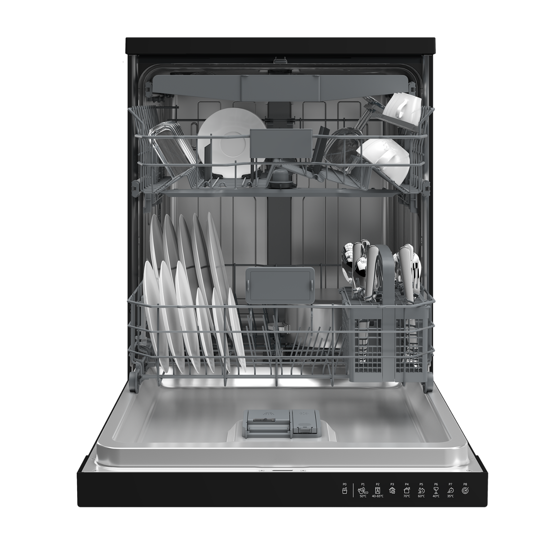Defy 15 Place Setting Dishwasher Black DDW258-4