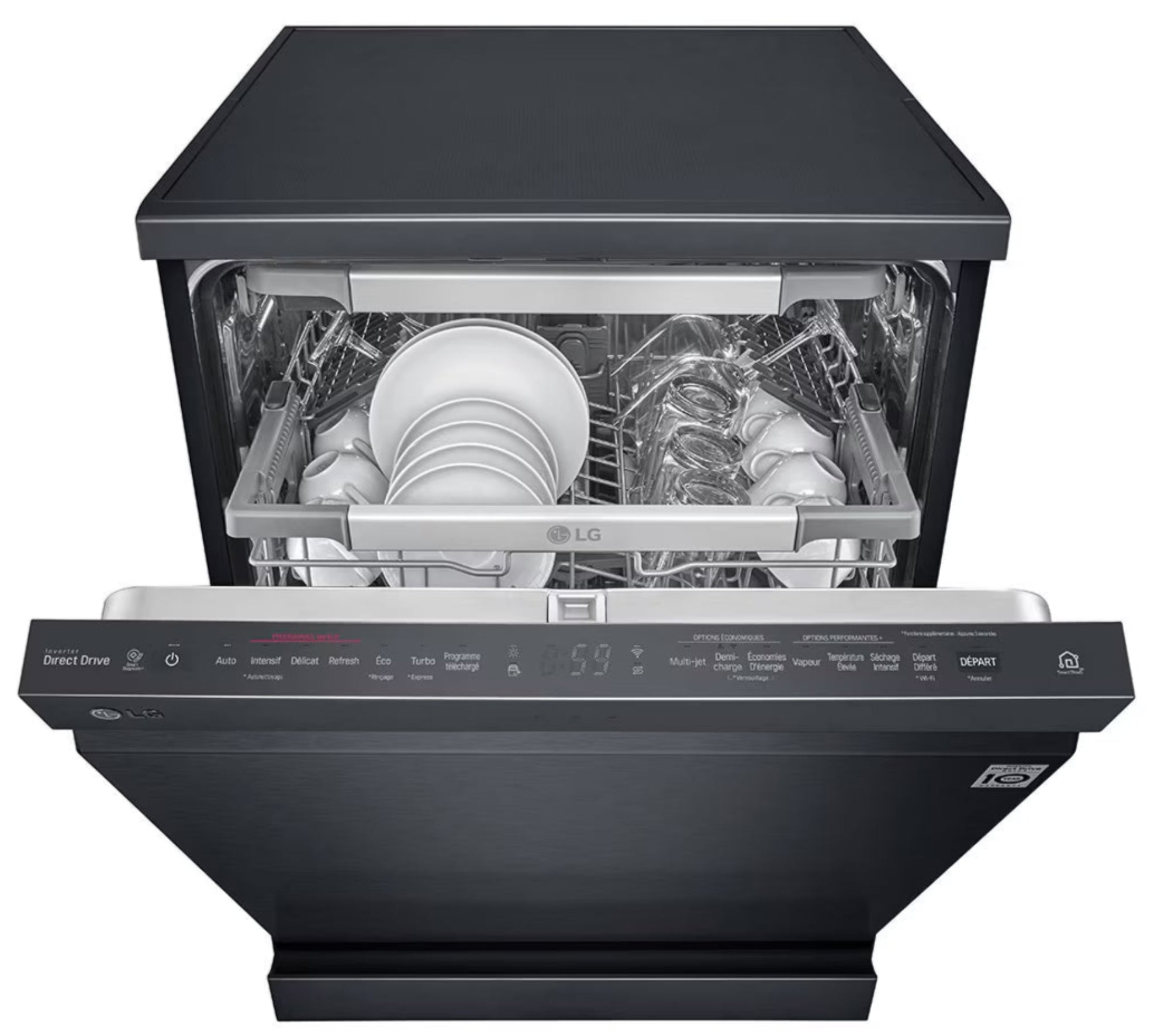 LG 14 Place Setting Dishwasher Black DFB325HM