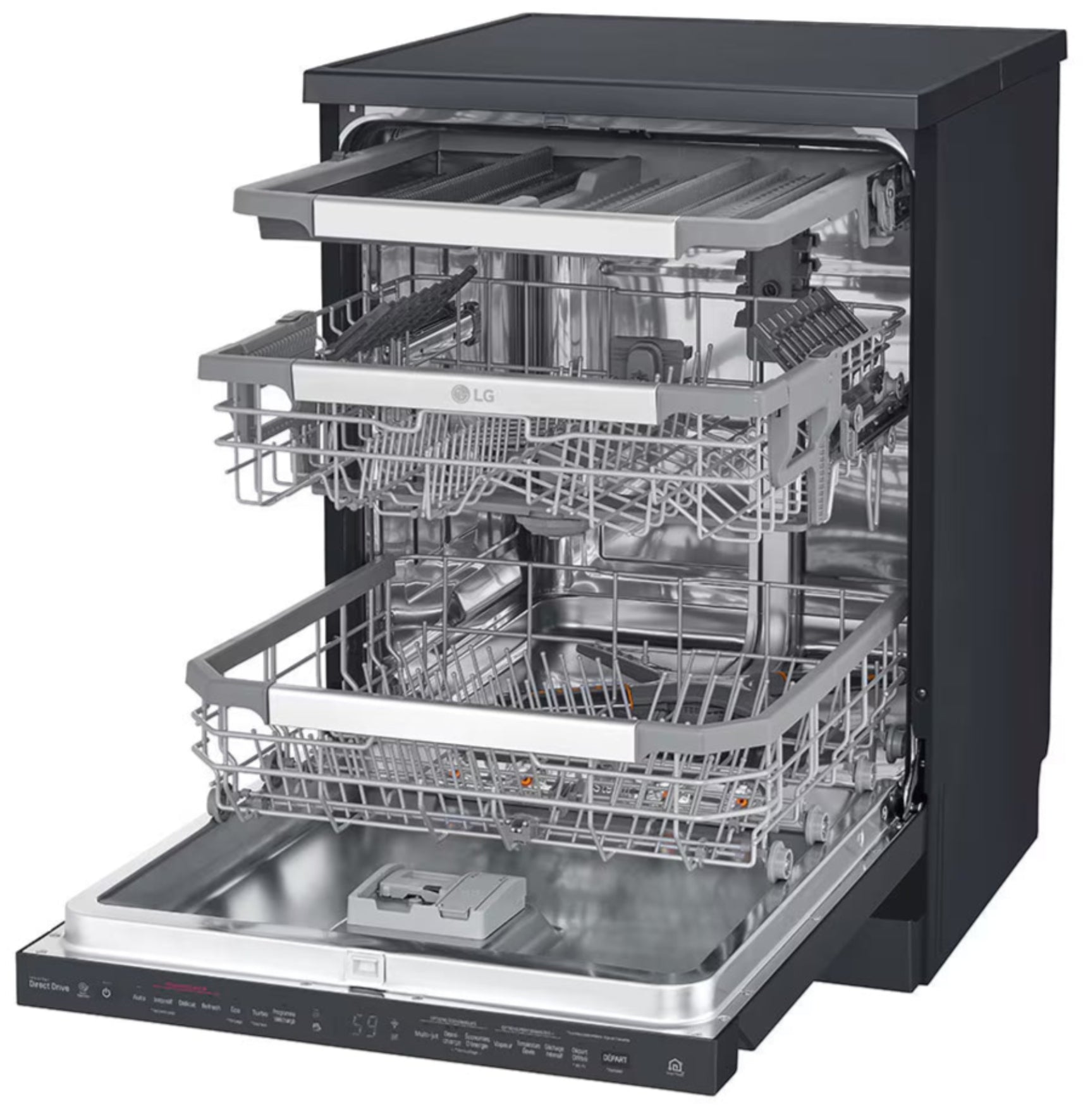 LG 14 Place Setting Dishwasher Black DFB325HM-7