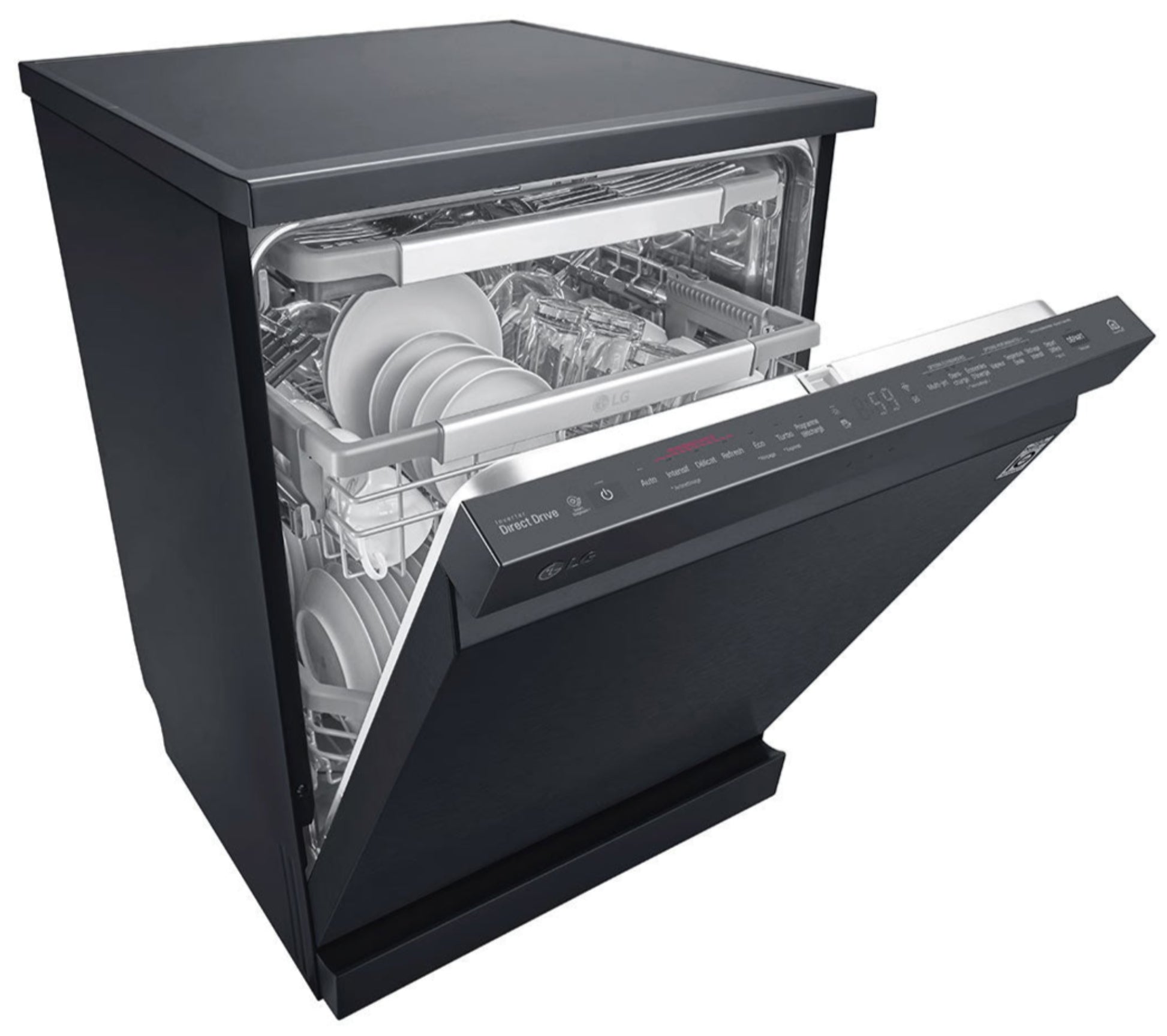LG 14 Place Setting Dishwasher Black DFB325HM-8